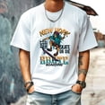 thumbnail image 1 of Women T Shirt Summer Tops Half Sleeve Loose Drop Shoulder Vintage Shirts Streetwear Sweat Casual Tees XS, 1 of 1