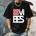 thumbnail image 1 of Women T Shirt Summer Tops Half Sleeve Loose Drop Shoulder Vintage Shirts Streetwear Sweat Casual Tees XS, 1 of 1
