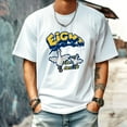 thumbnail image 1 of Women T Shirt Summer Tops Half Sleeve Loose Drop Shoulder Vintage Shirts Streetwear Sweat Casual Tees XS, 1 of 1