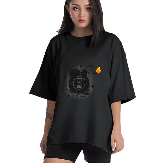 Women T Shirts and Men Shirt Oversized Shirts Cool Graphic Tees for Men Vintage Streetwear Sweat Casual Shirt L