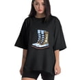 thumbnail image 1 of Women T Shirts and Men T shirt Oversized Shirts Cool Graphic Tees for Men Vintage Streetwear Sweat Casual Shirt 2XL, 1 of 1