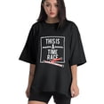 thumbnail image 1 of Women T Shirts and Men T shirt Oversized Shirts Cool Graphic Tees for Men Vintage Streetwear Sweat Casual Shirt 3XL, 1 of 1