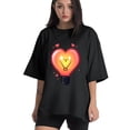 thumbnail image 1 of Women T Shirts and Men T shirt Oversized Shirts Cool Graphic Tees for Men Vintage Streetwear Sweat Casual Shirt 4XL, 1 of 1