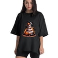 thumbnail image 1 of Women T Shirts and Men T shirt Oversized Shirts Cool Graphic Tees for Men Vintage Streetwear Sweat Casual Shirt 4XL, 1 of 5