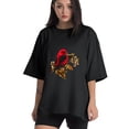 thumbnail image 1 of Women T Shirts and Men T shirt Oversized Shirts Cool Graphic Tees for Men Vintage Streetwear Sweat Casual Shirt 4XL, 1 of 1