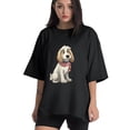 thumbnail image 1 of Women T Shirts and Men T shirt Oversized Shirts Cool Graphic Tees for Men Vintage Streetwear Sweat Casual Shirt XL, 1 of 1