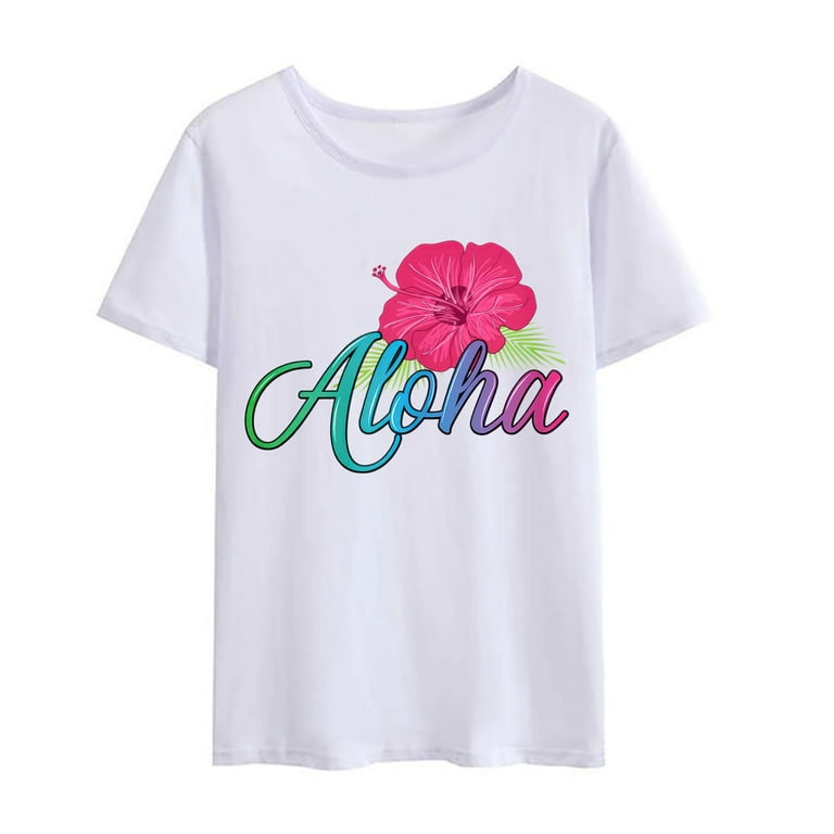 Aloha Hawaii From The Island - Feel The Aloha Flower Spirit! T-Shirt Aloha Hawaii From The Island - Feel The Aloha Flower Spirit! T-Shirt