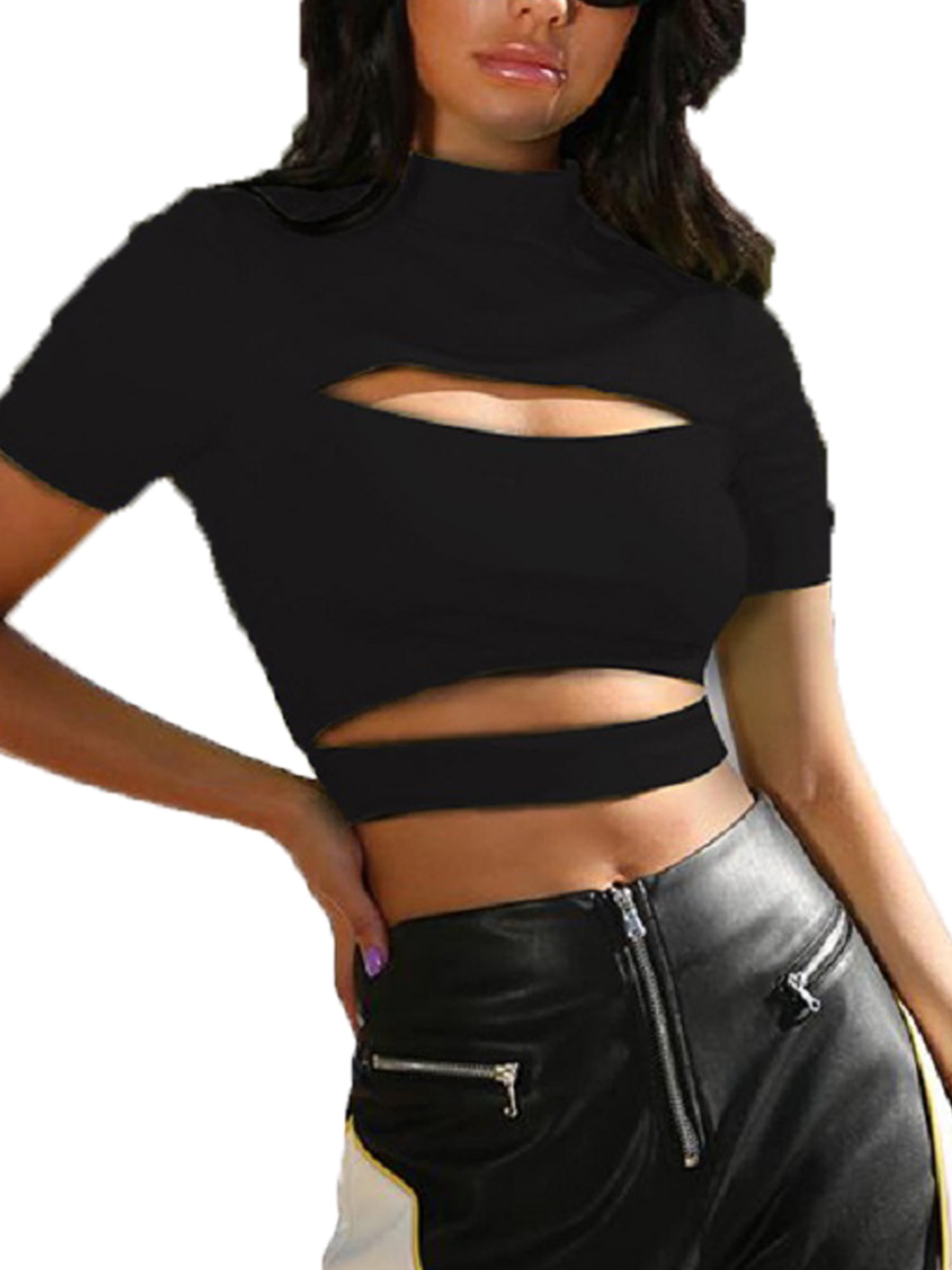 Turtleneck half top top