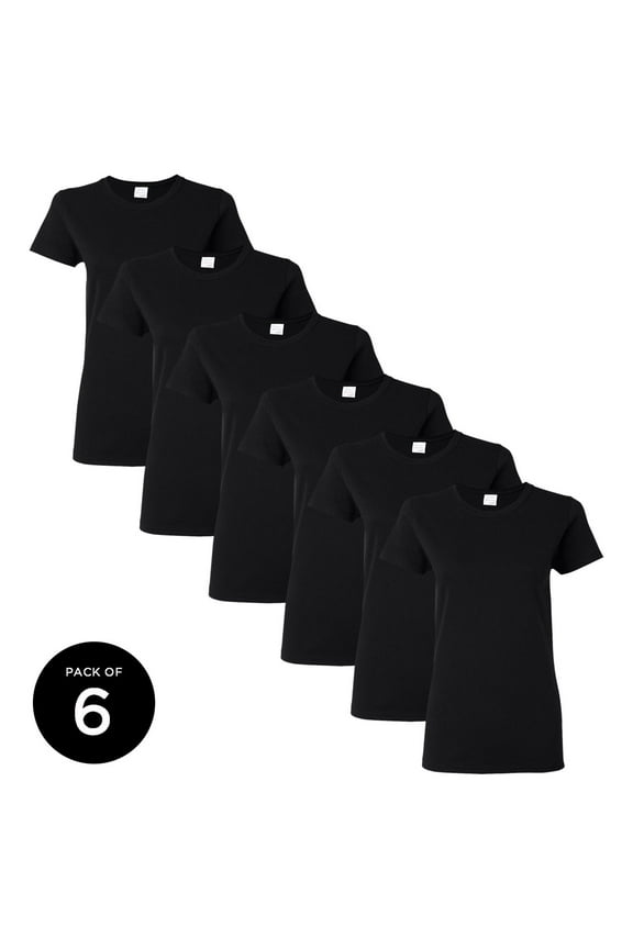 Women T-shirt Pack Ladies Tshirts Value Single OR Pack of 6 Shirts for Women's