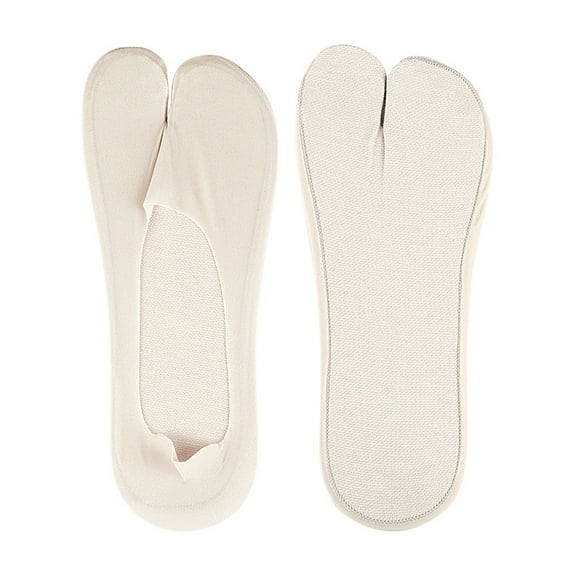 Women Tabi Socks Japanese Style 2 Toe Split Socks No-show Low Cut Boat Sock Invisible Cotton Socks for Flip Flop Sandal