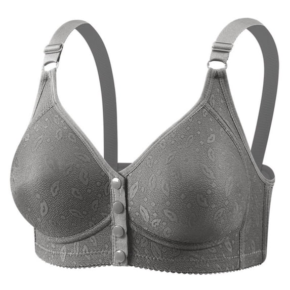 Women Tank Style Wirefree Bra Plus Size Front Buckle Thin Breathable ...