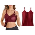 thumbnail image 1 of Women Tank Top Sleeveless Spaghetti Strap Built in Bra Top Fitted Workout Tanks Womens Gym Clothes, 1 of 7