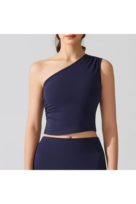 Women Tank Tops Fashion Solid Color Sleeveless Workout Tank Tops Leisure Slim Fit Standard Straps Blouses