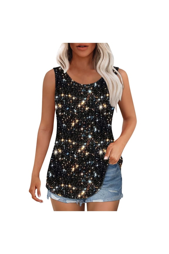 Women Tank Tops Loose Fit Crop Elegant Blouses for Women Cotton T Shirts Loose Fit