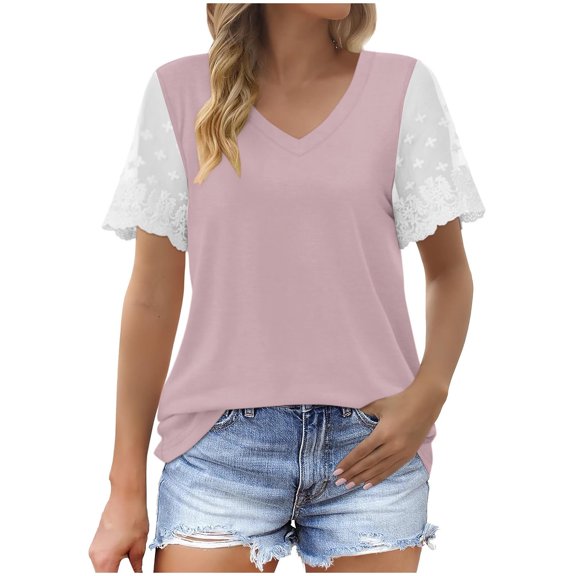 Women Tank Tops Loose Fit Crop Ladies Tops And Blouses Sleeveless Womens Funny T Shirts Under 10 Dollars Summer Clothes for Women 2025 Vacation Cruise Petite Short Sleeve Tunic Tops for Women 3Xl