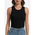 thumbnail image 1 of Women Tank Tops Summer Sleeveless Basic Cami Top Shirt Slim Racerback Blouses, 1 of 7