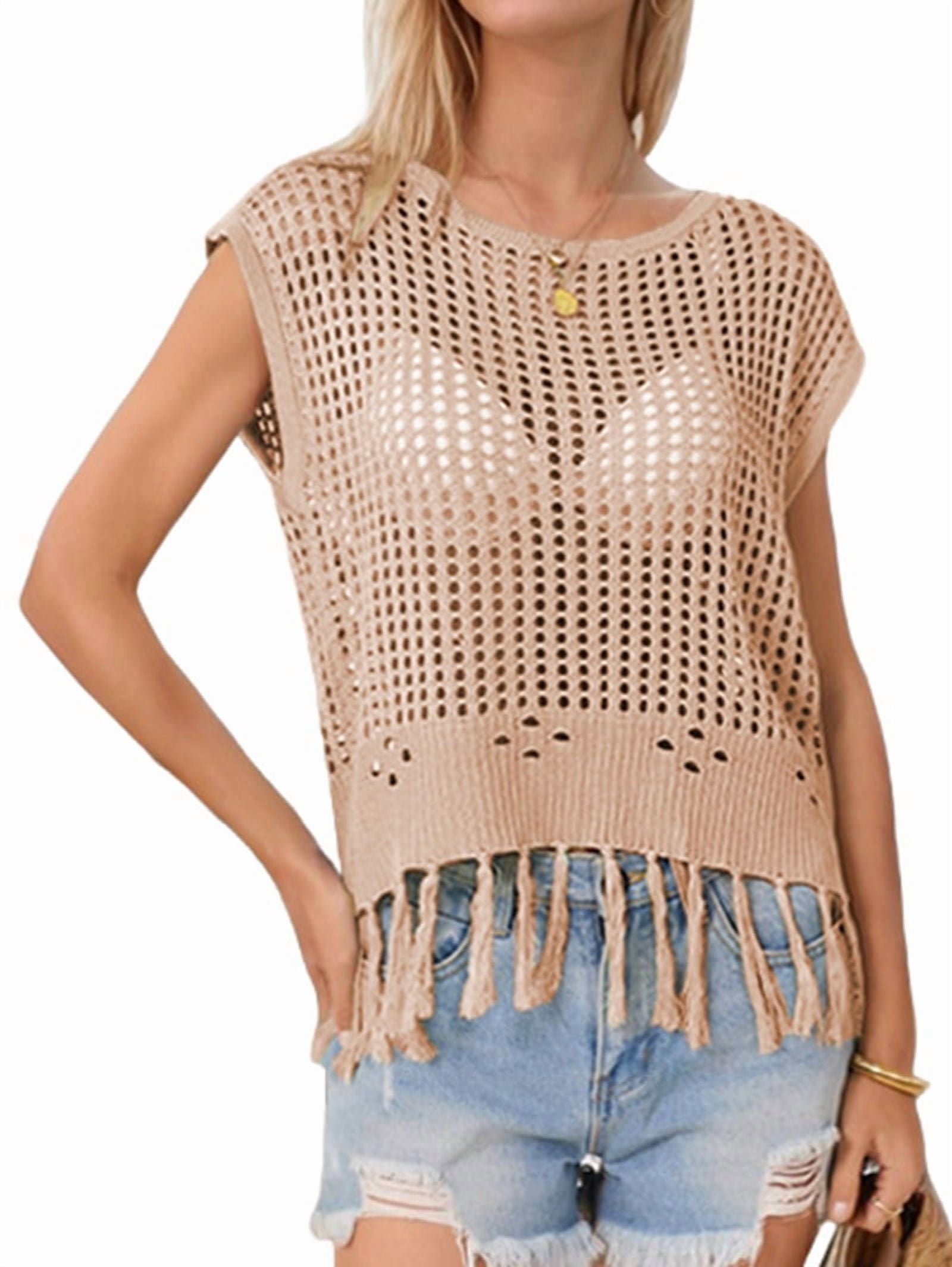 sexy fishnet top TIPSY-G Fishnet Rhinestone Strappy Sexy Crop Top – Tipsy G main image 1