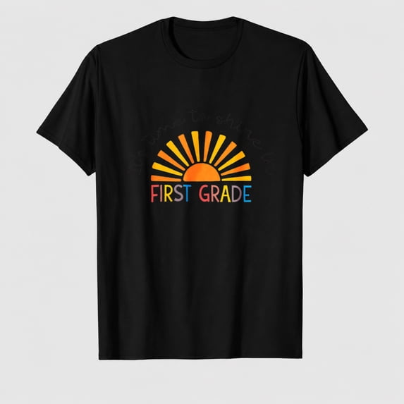 Women Teacher Shirt First Day of School Tshirt Back to School Short Sleeve Tops Casual Teacher Appreciation Gift Tees