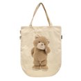 thumbnail image 1 of Women Teddy Bear 6 Printed Canvas Tote Shoulder Bags WAS_39, 1 of 1