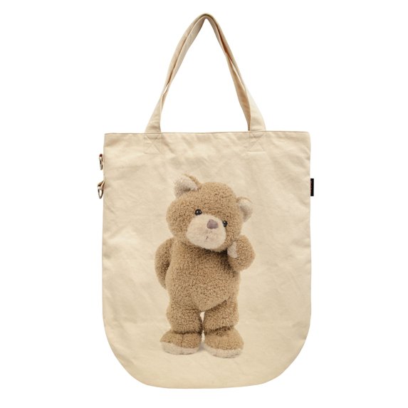 Women Teddy Bear 6 Printed Canvas Tote Shoulder Bags WAS_39