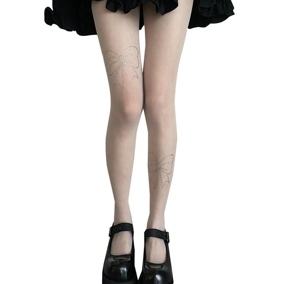 Women Teen Girls Tights Sparkly Sequin Pantyhose Party Goth Mesh Stockings Hosiery