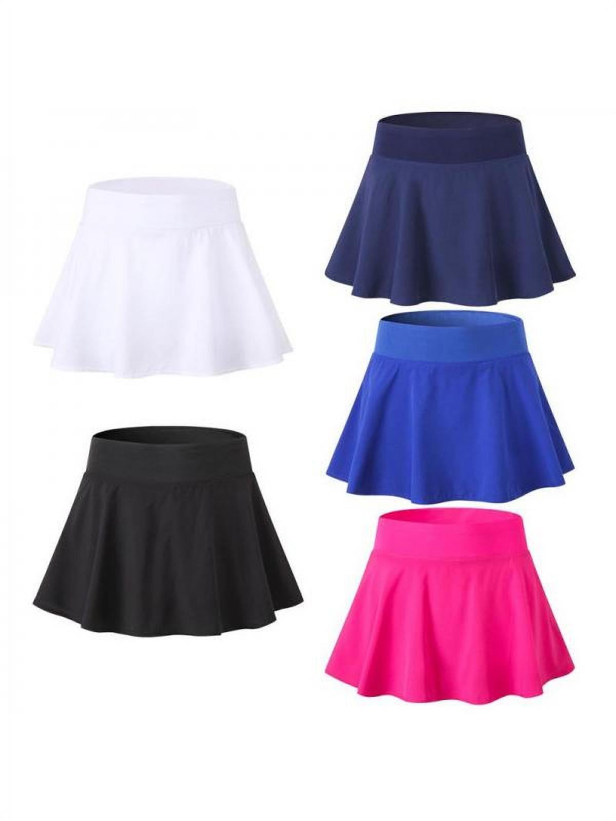 Women Tennis Golf Skirts Running Athletic Quick-drying Short Skirt with ...