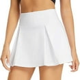 thumbnail image 1 of Women Tennis Skirts Inner Shorts Elastic Sports Skorts With Pockets Skirts Pants High Waist Pencil Skirt Plaid Skirt for Girls Skirt Outfits for Women Linen Bed Skirt Full Bed Skirt Table Skirts for, 1 of 6