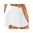 thumbnail image 1 of Women Tennis Skirts with Pockets High Waisted Golf Skirts Athletic Skorts Pleated Mini Skirt Workout White L, 1 of 4