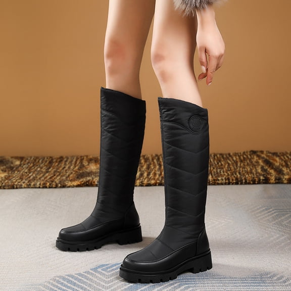 Women The Boots Platform Wedge Boots Cold Weather Warm Winter Shoes