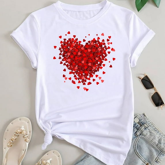 Women The One Who Loves Valentine's Day T-Shirt