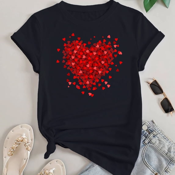 Women The One Who Loves Valentine's Day T-Shirt