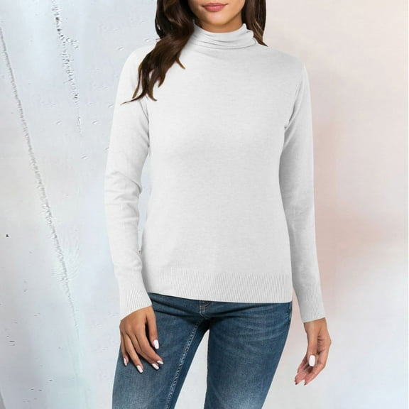 Women Thermal Top Long Sleeve turtleneck Tops Undershirts Womens Fitted Tops Womens Fall Fashion Women Clothing