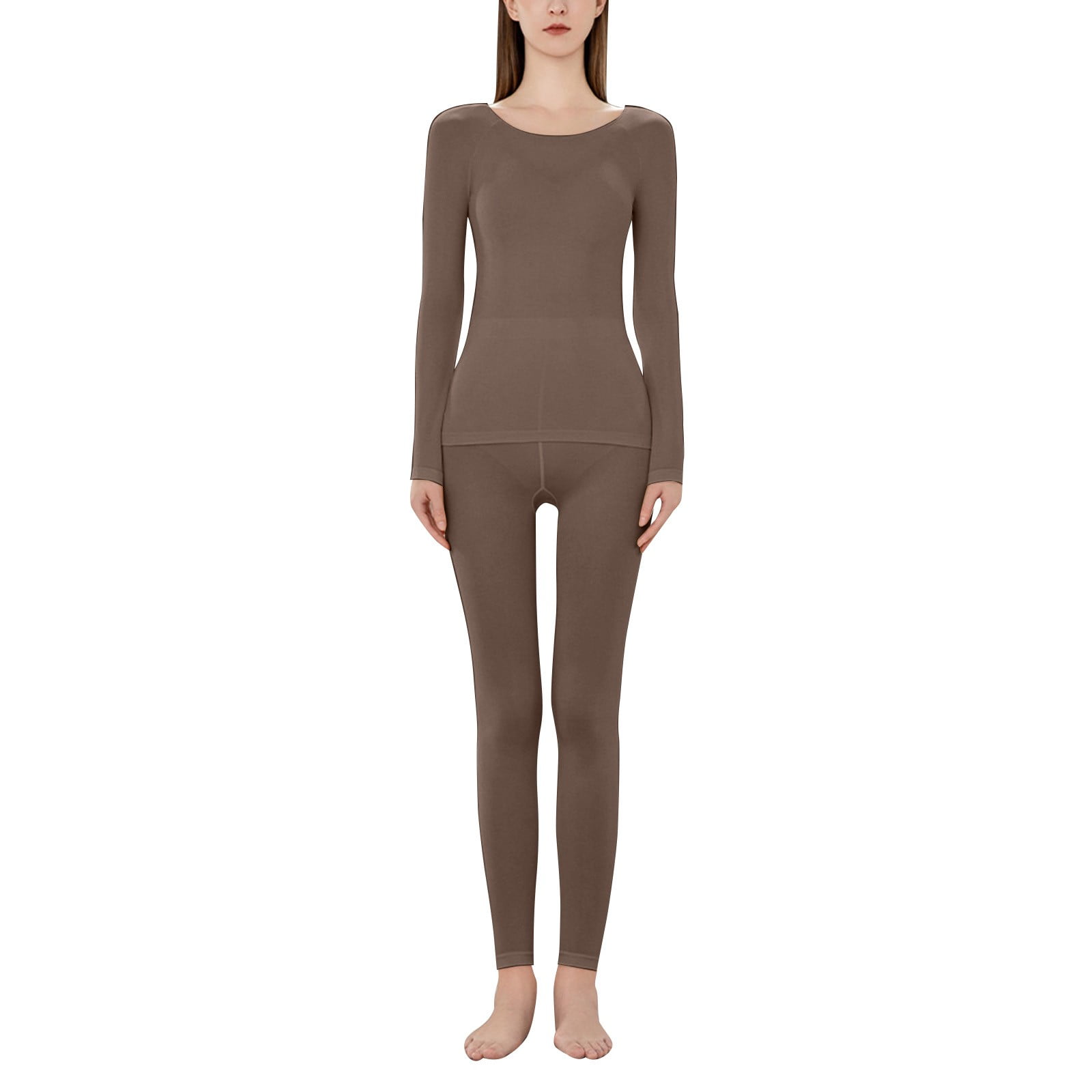 Women Thermal Underwear Sets Lined Long Winter Warm Base Layer Top and