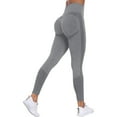 thumbnail image 1 of Women Thick High Waist Yoga Pants Non See-through 4 Way Stretch Workout Running Leggings, 1 of 8