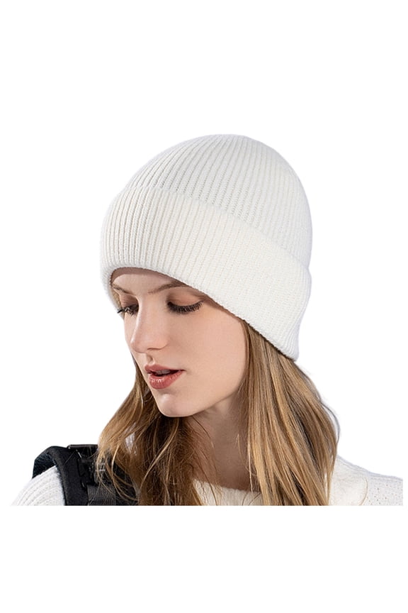 Women Thick Winter Hats Warm Sock Hats Knitted Hats Big Head