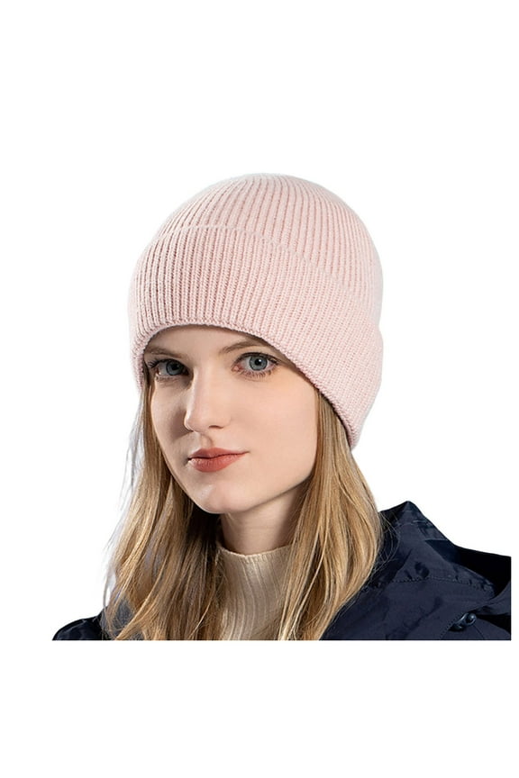 Women Thick Winter Hats Warm Sock Hats Knitted Hats Big Head