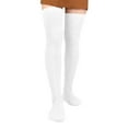 thumbnail image 1 of Women Thigh High Socks Black Over the Knee Leg Warmer Girls Tall Long Stockings, 1 Pack, 1 of 6