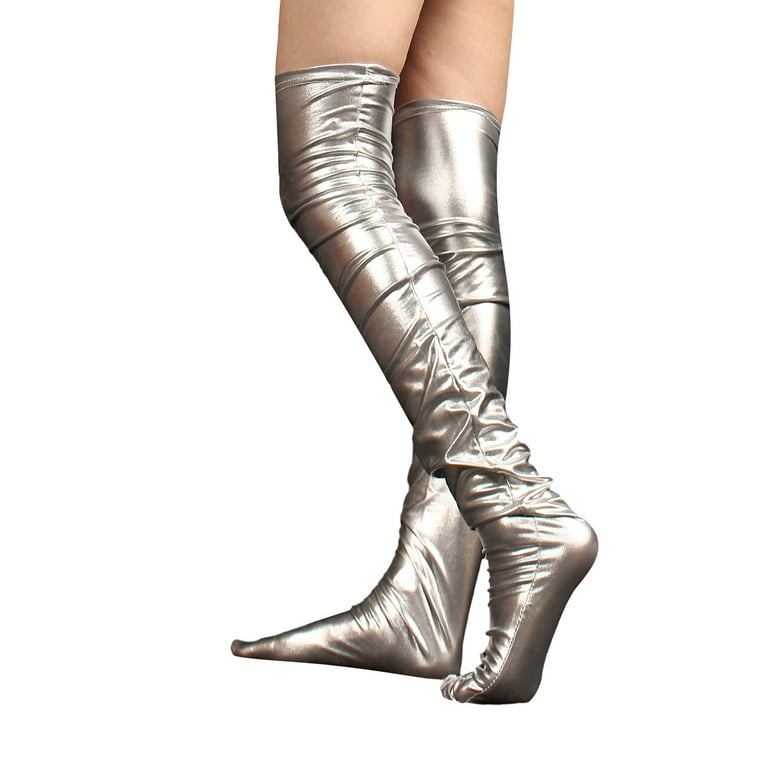 Get thigh high top boots to stay up