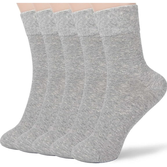 Women Thin Cotton Socks, Soft Cotton Bootie Socks Women Above Ankle Crew Socks 5-10 Pairs