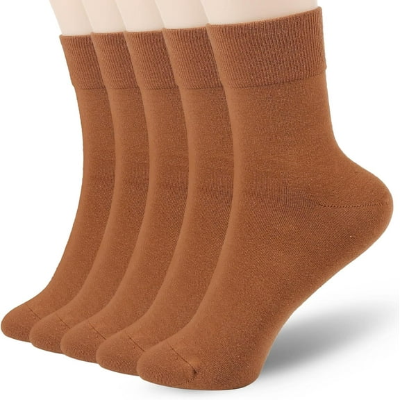 Women Thin Cotton Socks, Soft Cotton Bootie Socks Women Above Ankle Crew Socks 5-10 Pairs