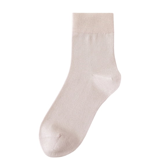 Women Thin Viscose Bamboo Socks Crew Lightweight Above Ankle Casual Dress Sock For Ladies Bootie Trouser,One Size
