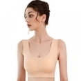 thumbnail image 1 of Women Thin Workout Wireless Bra, Hollow Back Yoga Bras Crop Top, 1 of 6