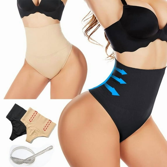 Women Thong Panty Shaper Steel Bones Waist Trainer Girdle Seamless G-strings Briefs