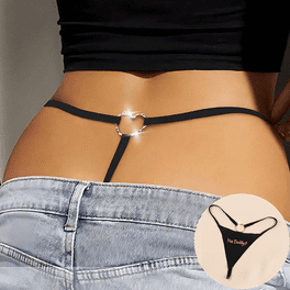 KESYOO Women' Strapless C-String Thong Butterfly Shaped Self Adhesive Thong  No-line Underwear Sexy Micro Back Panty : : Clothing, Shoes 