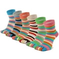 thumbnail image 1 of Women Toe Socks 5 Finger Cotton Wicking Athletic 6 Pack, 1 of 6