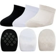 thumbnail image 1 of Women Toe Topper Socks,Non-skid No Show Toe Cover Socks,6-12 Pack Seamless Half Socks, 1 of 6