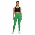 thumbnail image 1 of COUVER Women's Seamless 5.5 Inch Extra Wide Waistband High Rise Leggings Green One Size, 1 of 6