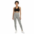 thumbnail image 1 of COUVER Women's Seamless 5.5 Inch Extra Wide Waistband High Rise Leggings Metal Gray One Size, 1 of 6