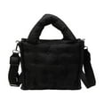 thumbnail image 1 of Women Top Handle Bag Puffer Crossbody Bag Handbag Korean Styles Shoulder Bag, 1 of 8
