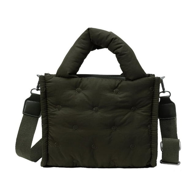 Women Top Handle Bag Puffer Crossbody Bag Handbag Korean Styles Shoulder Bag